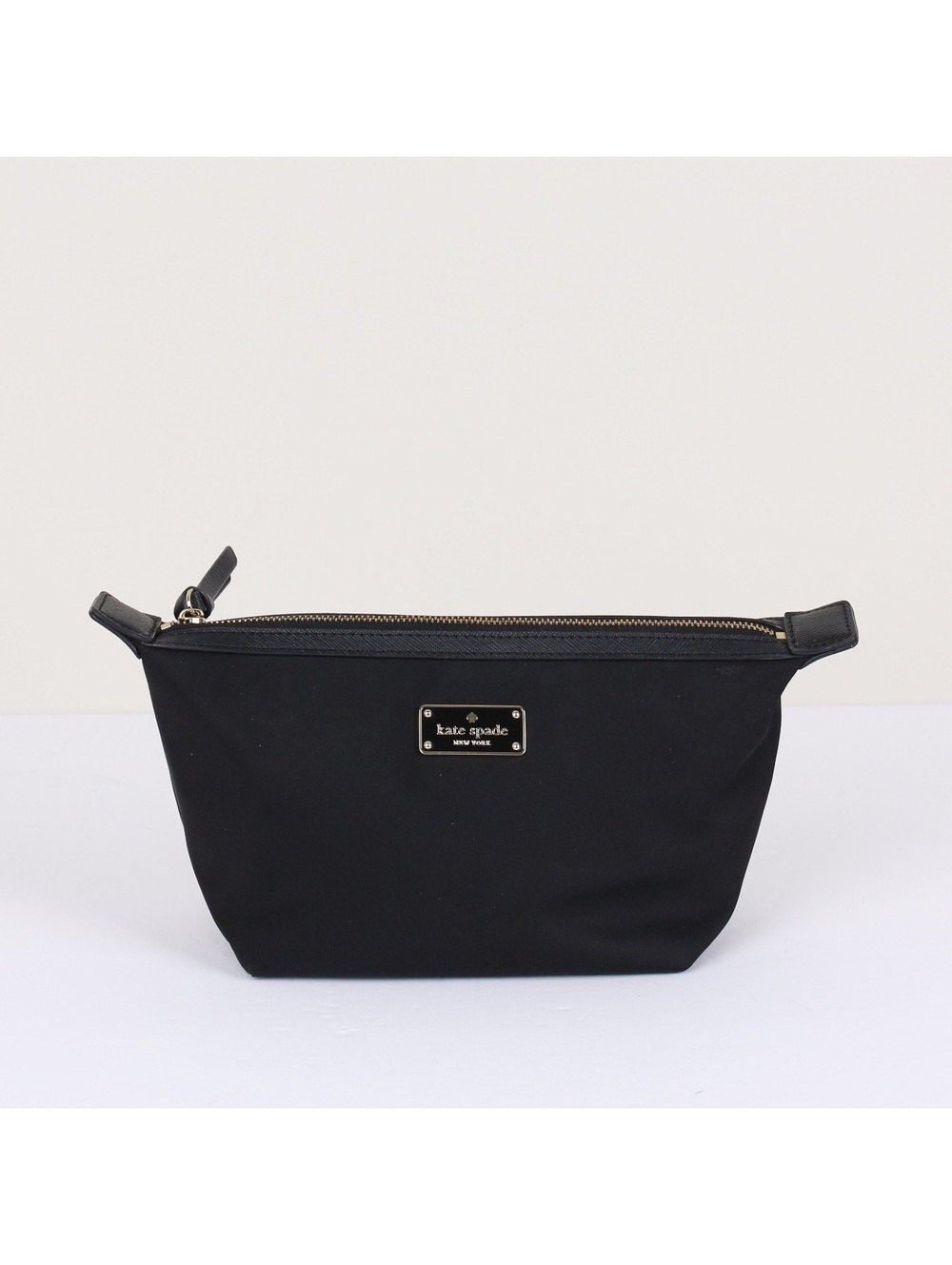 Kate Spade New York Wilson Road Jodi Black Nylon Cosmetic Makeup Bag Pouch